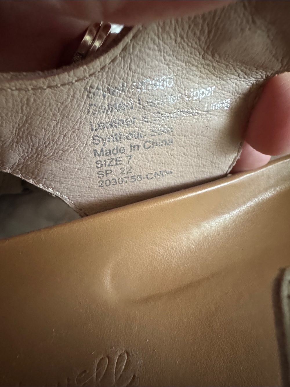 Madewell The Leilah Sandal- leather, adjustable- Women’s size 7 Flax - Picture 5 of 6